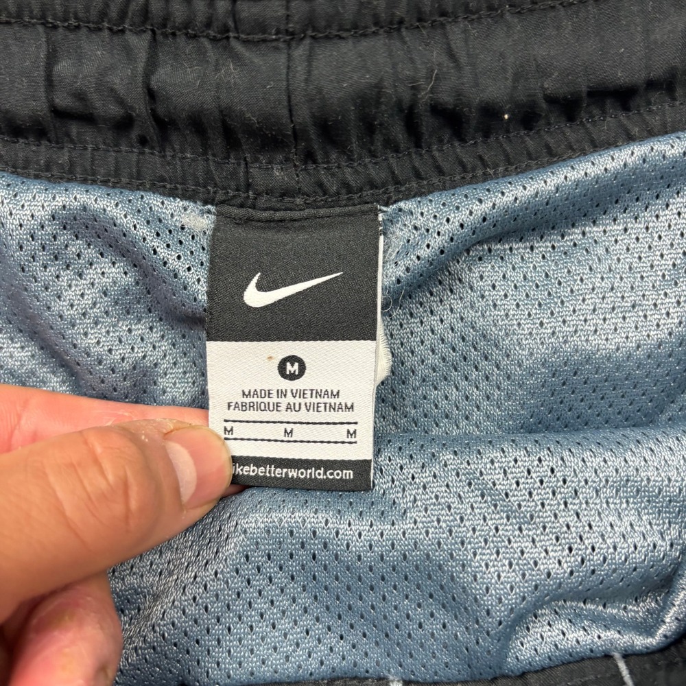 Y2K 2000s Nike Baggy Board Shorts Grey/Neon Yellow Size Large - Picture 3 of 7